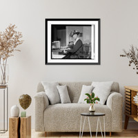 Historic Framed Print, Miss Anita Phipps, 11/24/23,  17-7/8" x 21-7/8"