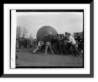 Historic Framed Print, Push ball, Md. State,  17-7/8" x 21-7/8"
