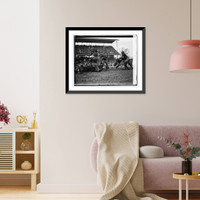 Historic Framed Print, Marine-Army game, 12/1/23 - 5,  17-7/8" x 21-7/8"