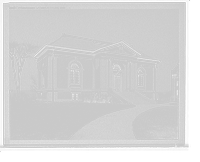 Historic Framed Print, Gaylord Library, Mt. [Mount] Holyoke College, Mass.,  17-7/8" x 21-7/8"