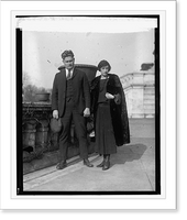 Historic Framed Print, Mr. & Mrs. John C. Schafer, [12/1/23],  17-7/8" x 21-7/8"
