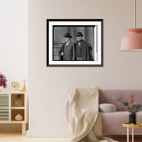 Historic Framed Print, Edgar Howard & W.J. Bryan, [12/3/23],  17-7/8" x 21-7/8"