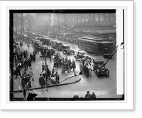 Historic Framed Print, Street scenes,  17-7/8" x 21-7/8"