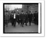 Historic Framed Print, Coolidge & Members, Arlington, 12/26/23,  17-7/8" x 21-7/8"