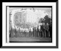 Historic Framed Print, Coolidge & farmers, 1/12/24,  17-7/8" x 21-7/8"