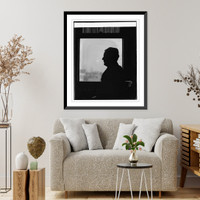 Historic Framed Print, Davis, Jas. J., silhouette,  17-7/8" x 21-7/8"