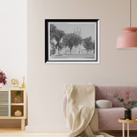 Historic Framed Print, Thompson Memorial Chapel, Williams College, Mass.,  17-7/8" x 21-7/8"