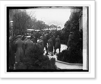 Historic Framed Print, Wilson funeral, 2/6/24 - 4,  17-7/8" x 21-7/8"