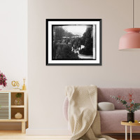 Historic Framed Print, Wilson funeral, 2/6/24 - 4,  17-7/8" x 21-7/8"
