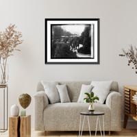 Historic Framed Print, Wilson funeral, 2/6/24 - 4,  17-7/8" x 21-7/8"