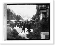 Historic Framed Print, Coolidge at Wilson funeral, 2/6/24 - 4,  17-7/8" x 21-7/8"