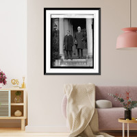 Historic Framed Print, Baker & Medfield, 2/6/24,  17-7/8" x 21-7/8"