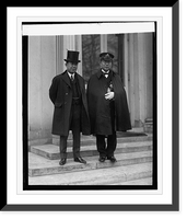 Historic Framed Print, Haruhara & Adml. Kougi [...], 1/29/24,  17-7/8" x 21-7/8"