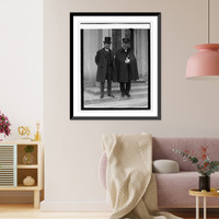 Historic Framed Print, [Haruhara & Adml. Kougi [...], 1/29/24],  17-7/8" x 21-7/8"