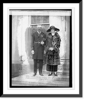 Lt. Com. Walter Atlee Edwards & wife, 2/2/24, Antique Print
