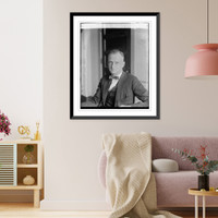 Historic Framed Print, Lt. Comdr. Bruce S. Leighton,  17-7/8" x 21-7/8"
