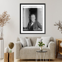 Historic Framed Print, Lt. Comdr. Bruce S. Leighton,  17-7/8" x 21-7/8"