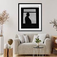 Historic Framed Print, Dr. Work [silhouette],  17-7/8" x 21-7/8"