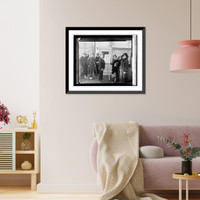 Historic Framed Print, Christie at Walter Reed, 2/21/24,  17-7/8" x 21-7/8"