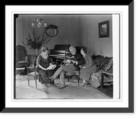 Historic Framed Print, Sen. La Follette & family, 2/25/24 - 2,  17-7/8" x 21-7/8"