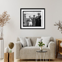 Historic Framed Print, Coolidge with winner Post Marathon, 2/22/24,  17-7/8" x 21-7/8"