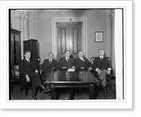 Sen. Smith W. Brookhart and group at table, 3/3/24 Classic, Historic Reproduction