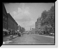 Historic Framed Print, Main Street, Nashua, N.H.,  17-7/8" x 21-7/8"