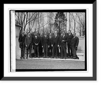 Historic Framed Print, Hughes & Panama Commission, 3/14/24,  17-7/8" x 21-7/8"