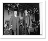 Historic Framed Print, Pershing & Hines, [4/4/24],  17-7/8" x 21-7/8"