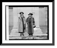 Historic Framed Print, Mrs. Chas. White Nash & Mrs. Walter A. Robinson,  17-7/8" x 21-7/8"