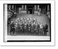 Historic Framed Print, Father McElwee group,  17-7/8" x 21-7/8"
