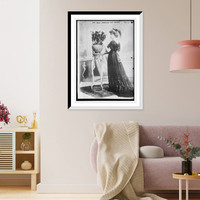 Mrs. Eben Stanwood (nee Lawson), standing Classic, Antique Print