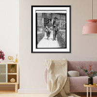 Miss Mary Wallace & Dr. Chas. Bruggmann, 5/3/24, Antique Wall Art