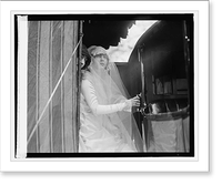 Getting her hair banged, Antique Wall Art