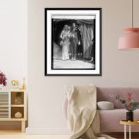 Getting his hair banged, Antique Wall Art