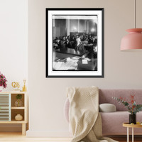 Historic Framed Print, Judge Landis, 5/2/24,  17-7/8" x 21-7/8"