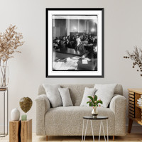 Historic Framed Print, Judge Landis, 5/2/24,  17-7/8" x 21-7/8"