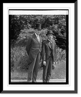 Sir Esme Howard & Rt. Hon. Wm. Morris Hughes, 5/10/24, Historic Reproduction