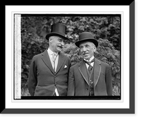 Sir Esme Howard & Rt. Hon. Wm. Morris Hughes, 5/10/24 Classic, Historic Reproduction