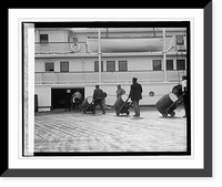 Historic Framed Print, Freight Now Steamboat Co. - 2,  17-7/8" x 21-7/8"