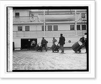 Historic Framed Print, Freight Now Steamboat Co. - 2,  17-7/8" x 21-7/8"