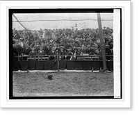 Historic Framed Print, Pres. & Mrs. Coolidge at circus, [5/13/24] - 2,  17-7/8" x 21-7/8"