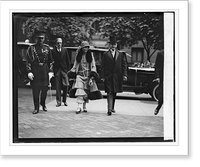 Mr. & Mrs. Coolidge, Wallace wedding, 5/14/24, Antique Print