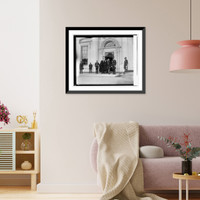 Historic Framed Print, Funeral, Mrs. Hubert Work, 5/12/24 - 4,  17-7/8" x 21-7/8"