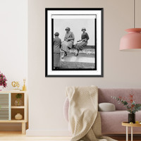 Historic Framed Print, Miss Adelaide Wolstenholme, Miss Ann Hamlin, 5/16/24,  17-7/8" x 21-7/8"