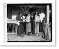 Historic Framed Print, Mrs. Jno. Howard, Mrs. Jno. David Jr., Mme. Nano, 5/15/24,  17-7/8" x 21-7/8"