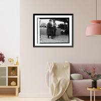 Historic Framed Print, Secty. Weeks at horseshow, [5/16/24],  17-7/8" x 21-7/8"