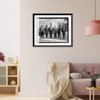 Historic Framed Print, Coolidge & Ancient & Hon. Artillery Co., 5/26/24 - 2,  17-7/8" x 21-7/8"