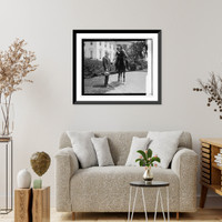 Historic Framed Print, Coolidge & Gwendolen Lazier, [5/31/24],  17-7/8" x 21-7/8"