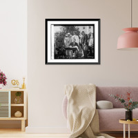 Historic Framed Print, Garden party, 6/5/24,  17-7/8" x 21-7/8"